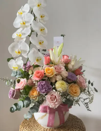 Orchid Bloom in Vase